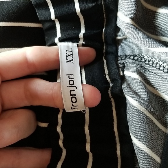 Tronjori striped wide leg pants - Picture 5 of 8